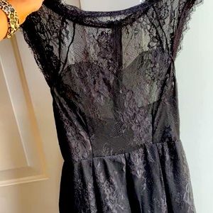 Black dress really pretty!